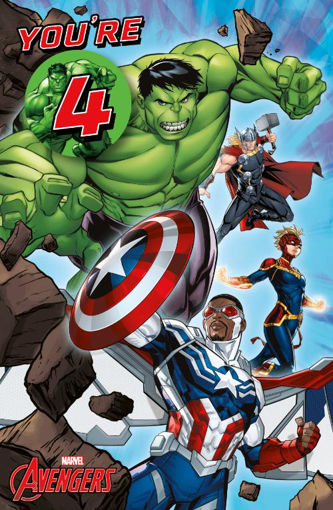 Picture of YOURE 4 AVENGERS CARD WITH BADGE